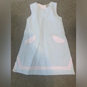 Girls Seersucker Dress